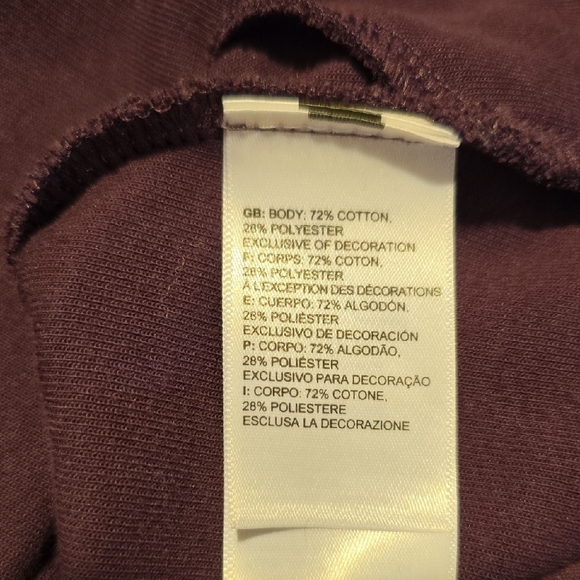The North Face Purple Relaxed Long Sleeve Top XL - Picture 6 of 6